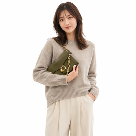 🎀コーチ COACH　チェーンタビーショルダーバッグ　CY919 B4/OL