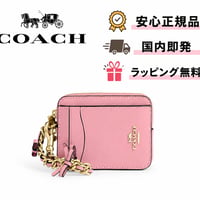🎀コーチ COACH　ジップ カード ケース・ボウ　CEC13 IMSOF