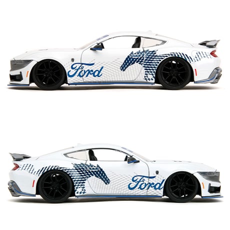 JADATOYS 1:24 BTM 2024 Ford Mustang Dark Horse ミニカー