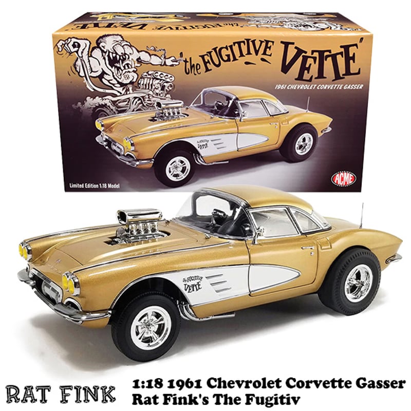 ACME 1:18 RAT FINK's The Fugitive 1961 Chevrole