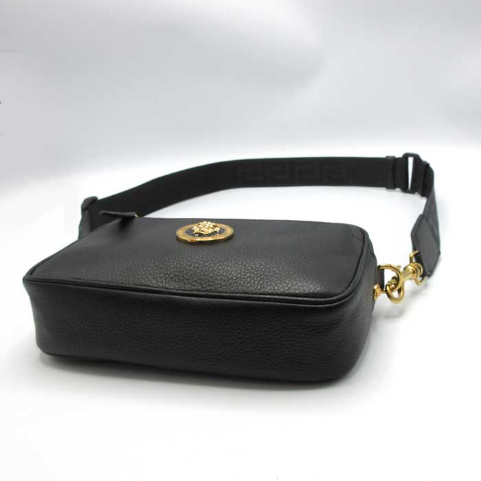 ヴェルサーチェ ショルダーバッグ VERSACE レザー ミニ クロスボディ  