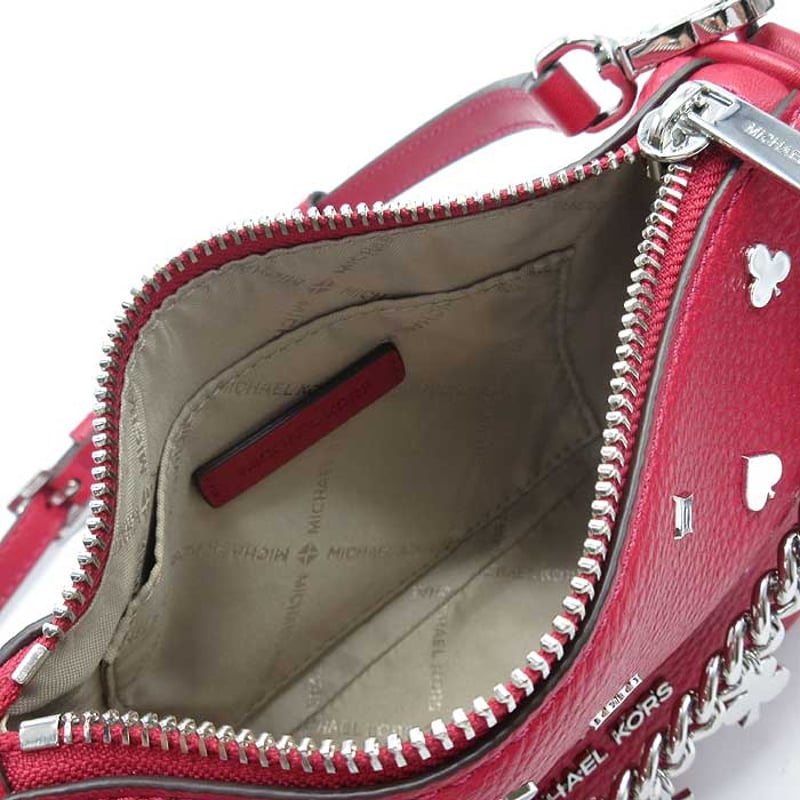 MICHAEL KORS スタッズ ボディバッグ極美品 マイケルコース ショルダーバッグ MICHAEL KORS スタッズ チャーム