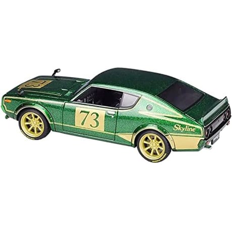 1:24 TOKYO MOD 1973 NISSAN SKYLINE 2000 GT-R (KPGC110) #73 ミニカー【Maisto】