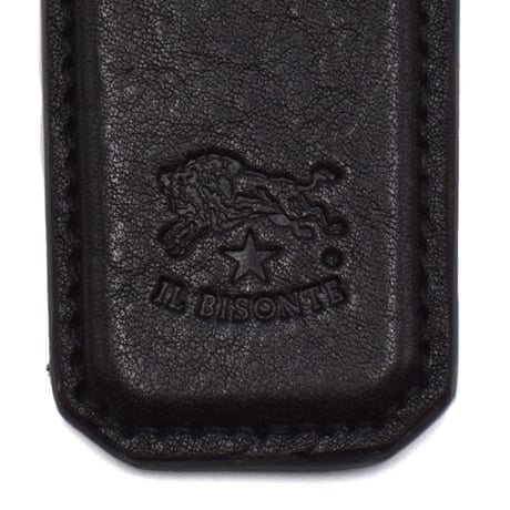 IL BISONTE イル ビゾンテ SKH143-BK116 レザー キーリング キーホルダー メンズ レディース