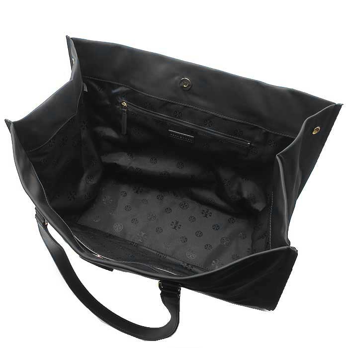 【新品同様】トリーバーチ エラ トートバッグ レザー×ナイロン 肩掛け A4可 トリーバーチ バッグ トートバッグ TORY BURCH エラ ナイロン