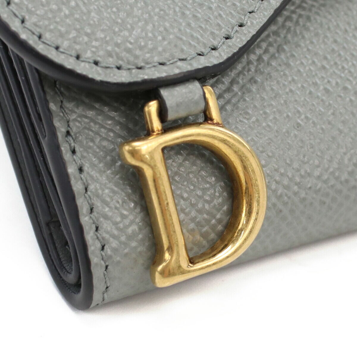 Dior ディオール S5652 三つ折り財布 ブラック レディース