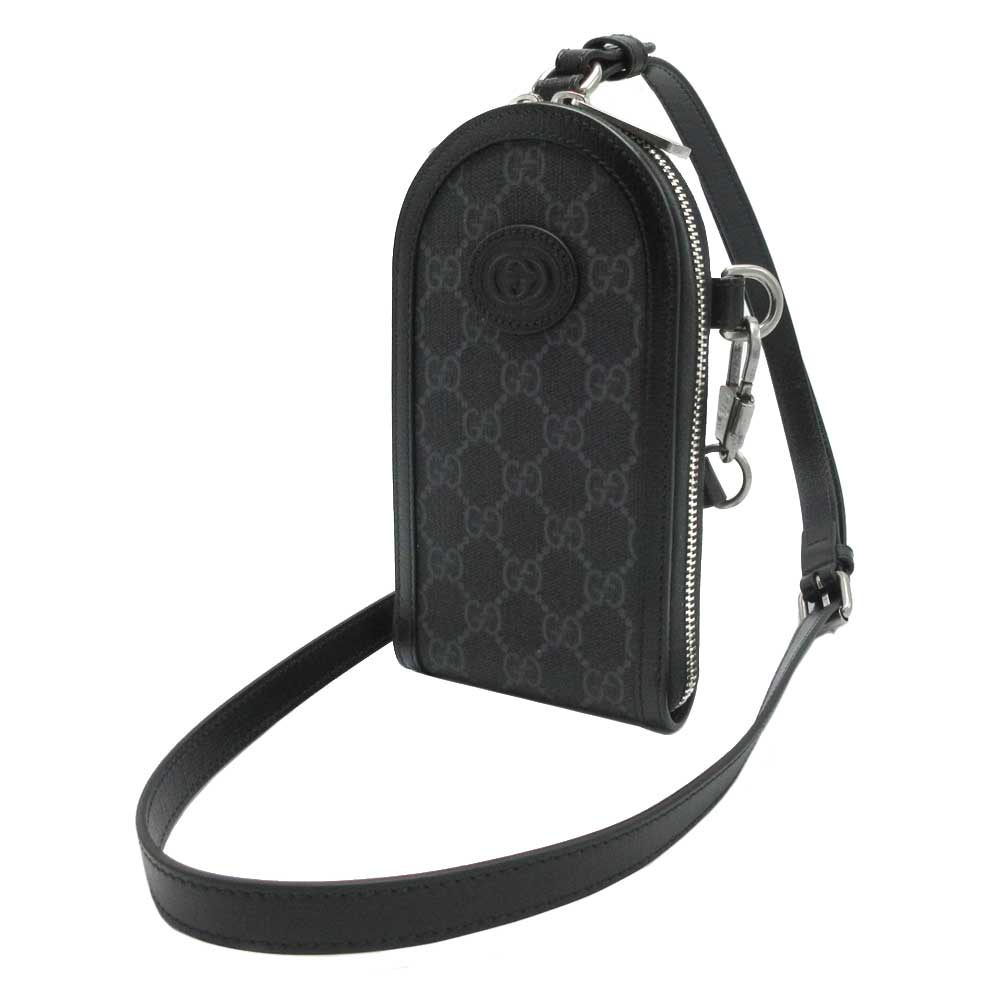グッチ ショルダーバック GUCCI GGスプリーム スマホショルダー 斜め