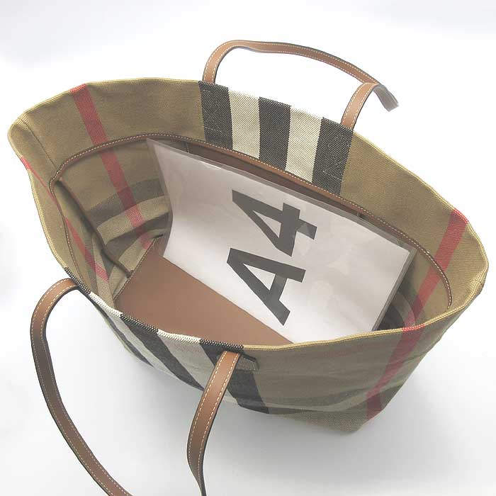 バーバリー トートバッグ BURBERRY ロンドン コットン チェック
