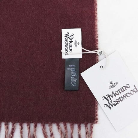 ヴィヴィアンウエストウッド VIVIENNE WESTWOOD マフラー 25-W00ZH-C406 レディース メンズ ビッグオーブロゴ キャメル マフラー