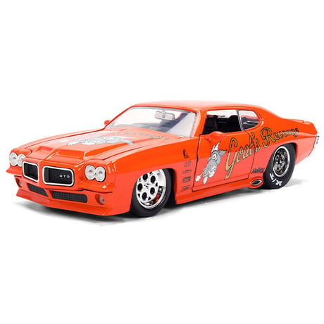 JADATOYS 1:24 BTM 1971 Pontiac GTO Judge ミニカー