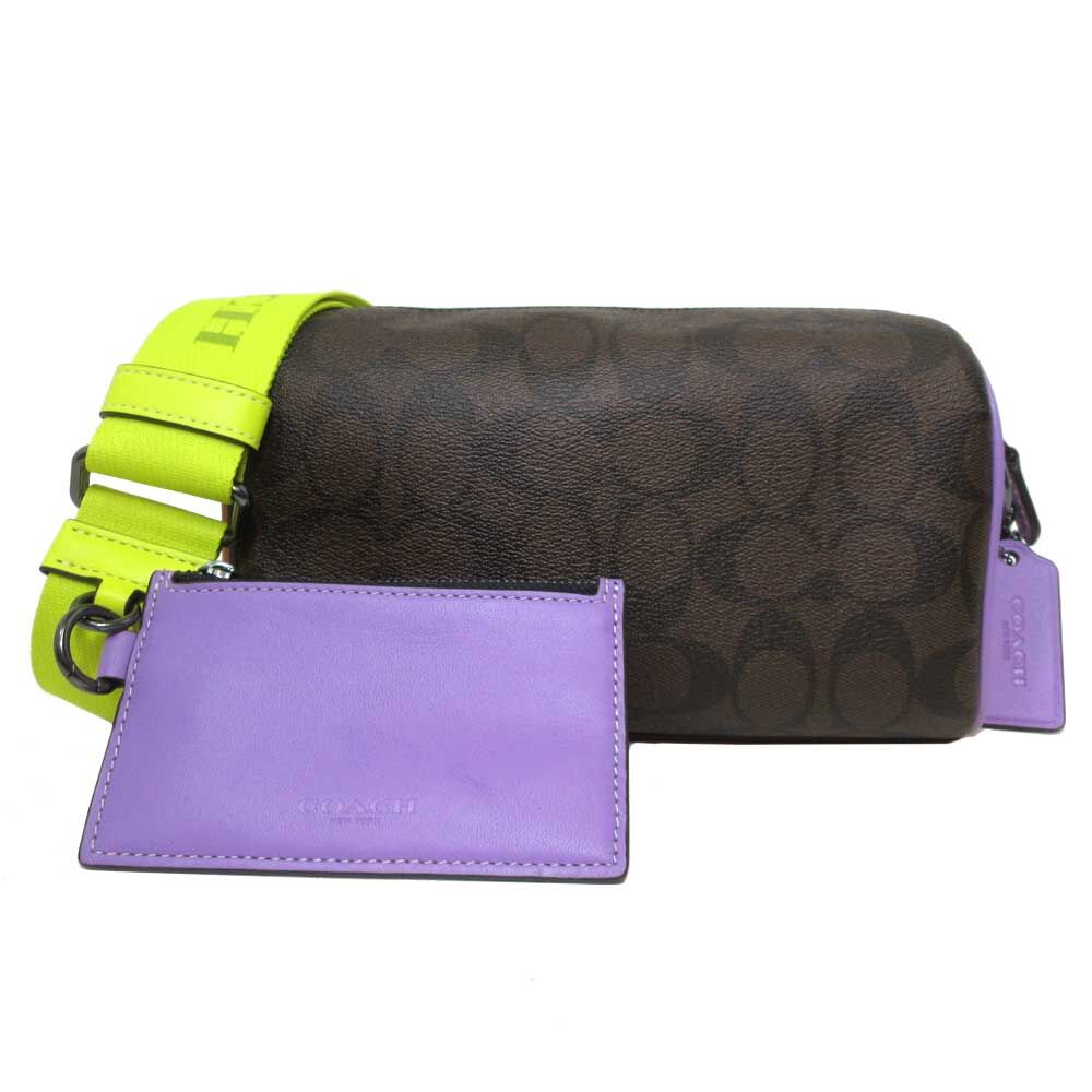 コーチ ショルダーバッグ COACH カラーブロック シグネチャー コーチ ショルダーバッグ COACH カラーブロック シグネチャー