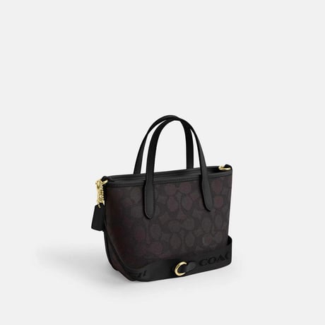 🎀コーチ COACH シティ ミニ トート バッグ・シグネチャー キャンバス CW032 IMXAQ