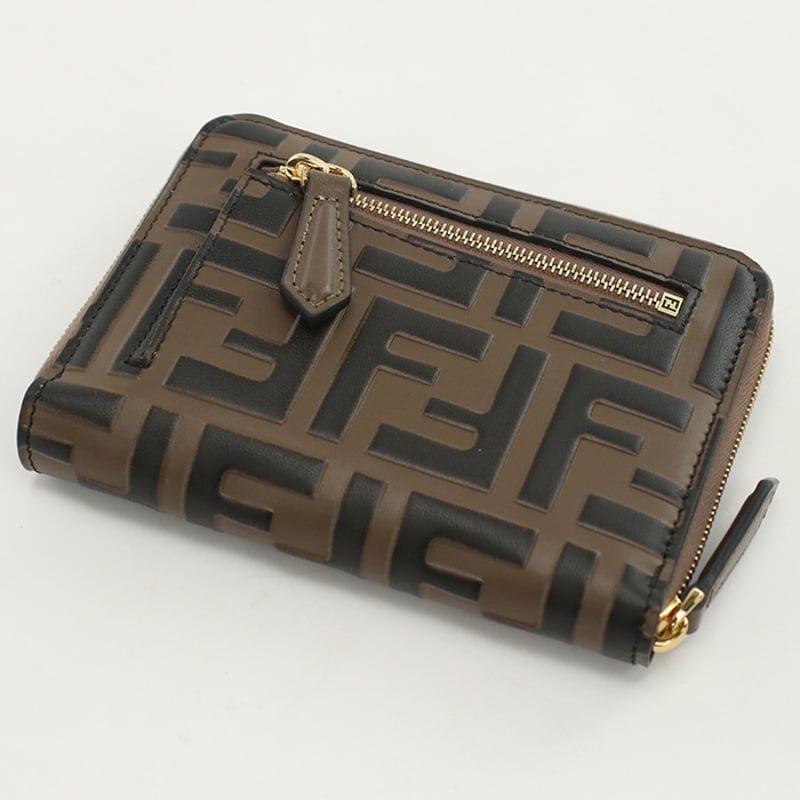 🎀FENDI フェンディ 二つ折り財布 FFダイヤモンド 8M0508 ADYM F13VK
