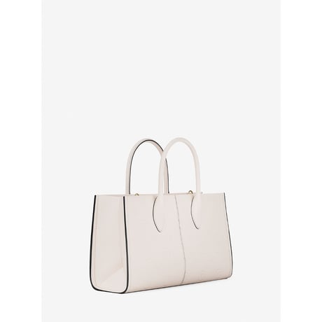 🎀MICHAEL KORS OUTLET　MIRELLA ロゴ デボス EW トップジップ サッチェル ミディアム　#35S6G7ZS2V2171　ライトクリーム