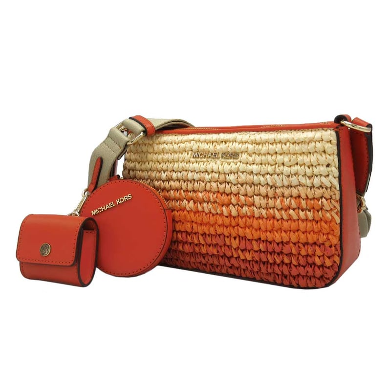 マイケルコース ショルダーバッグ ストロー クロスボディバッグ  