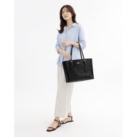 🎀COACH コーチ モリー トート バッグ CW018 SV/BK