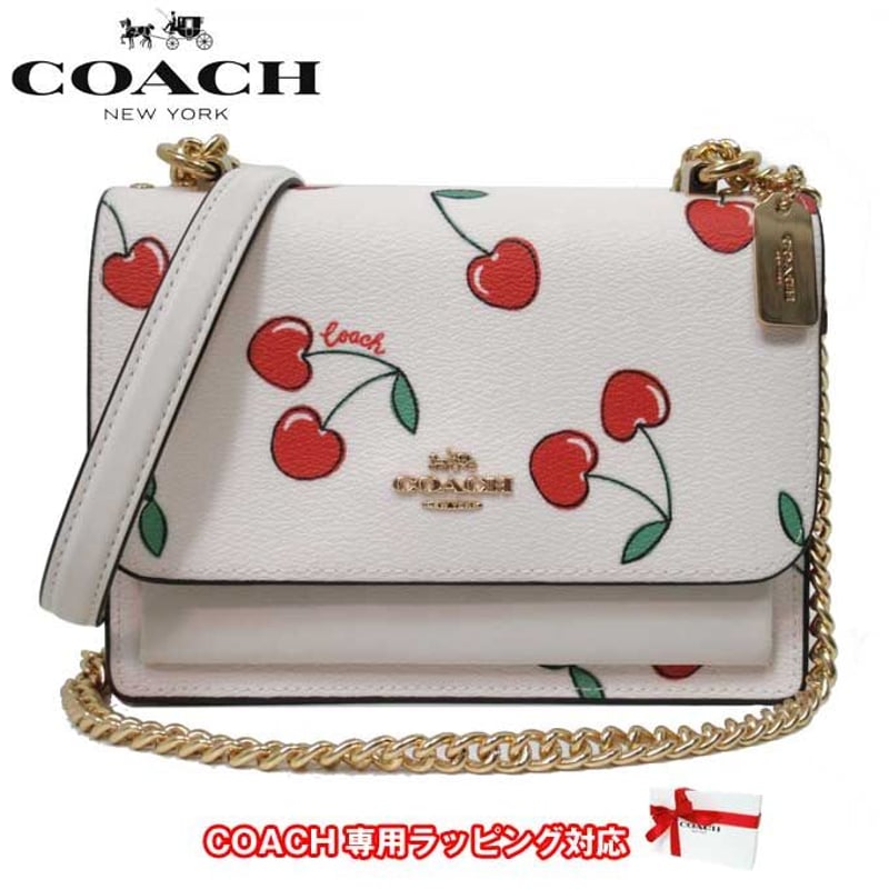 COACH コーチ バッグ トートバッグ　 IMCAH チョークマルチ チェリー