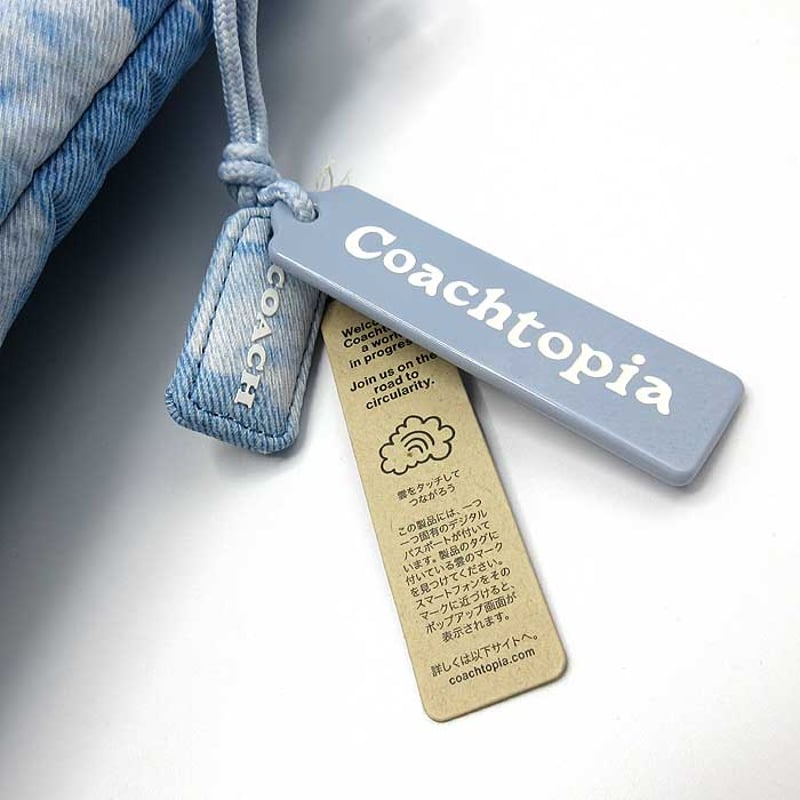 ✨コーチ トートバッグ COACHTOPIA ループ キルテッド クラウド