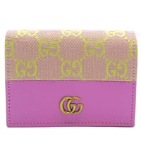 🎀グッチ カードケース GUCCI GG MARMONT GGマーモント GGキャンバス 二つ折り ウォレット 783118 FADAR 8741 ブティックライン レディース