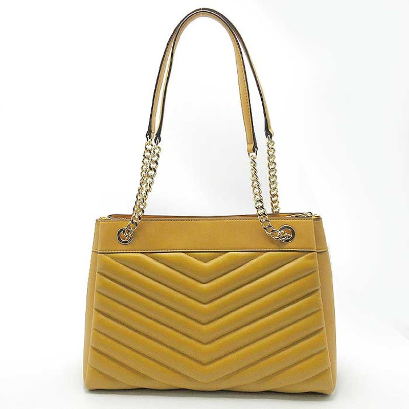 マイケルコース トートバッグ MICHAEL KORS PVC ミディアム チェーン  