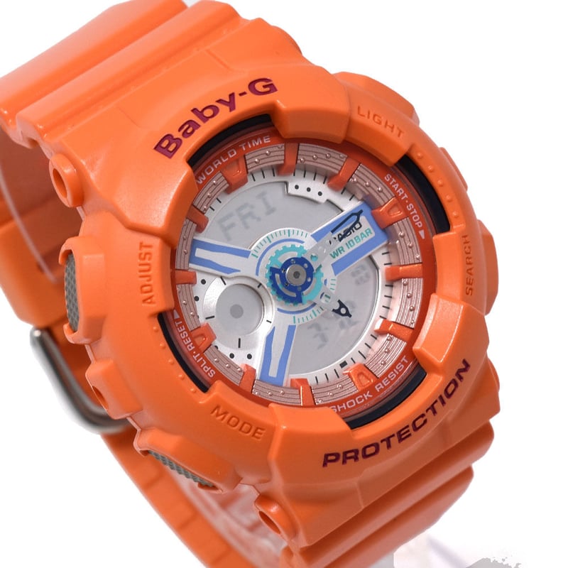 590 稼働 CASIO 時計　Baby-G レディース マサイマラ オレンジ CASIO - 590 稼働 CASIO 時計 Baby-G レディース マサイマラ オレンジ