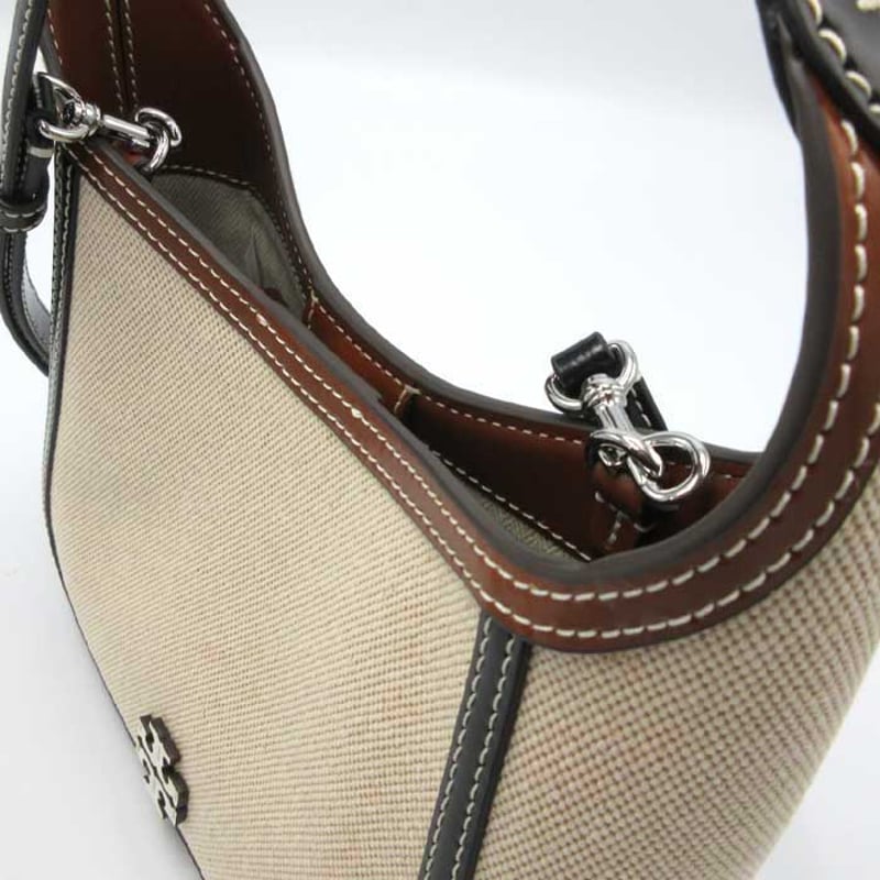 トリーバーチ バッグ TORY BURCH キャンバス スモールバケットバッグ TORY BURCH（トリーバーチ） ショルダーバッグ キャンバス バスケット