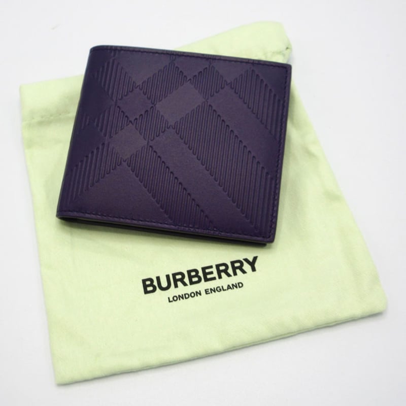 バーバリー財布 二つ折り財布 BURBERRY VIA MANZONI ウォレット 小銭入れ無...