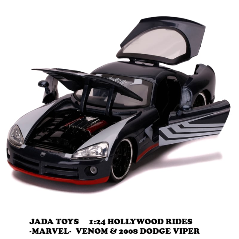 1:24 MARVEL SPIDER-MAN VENOM & 2008 DODGE VIPER