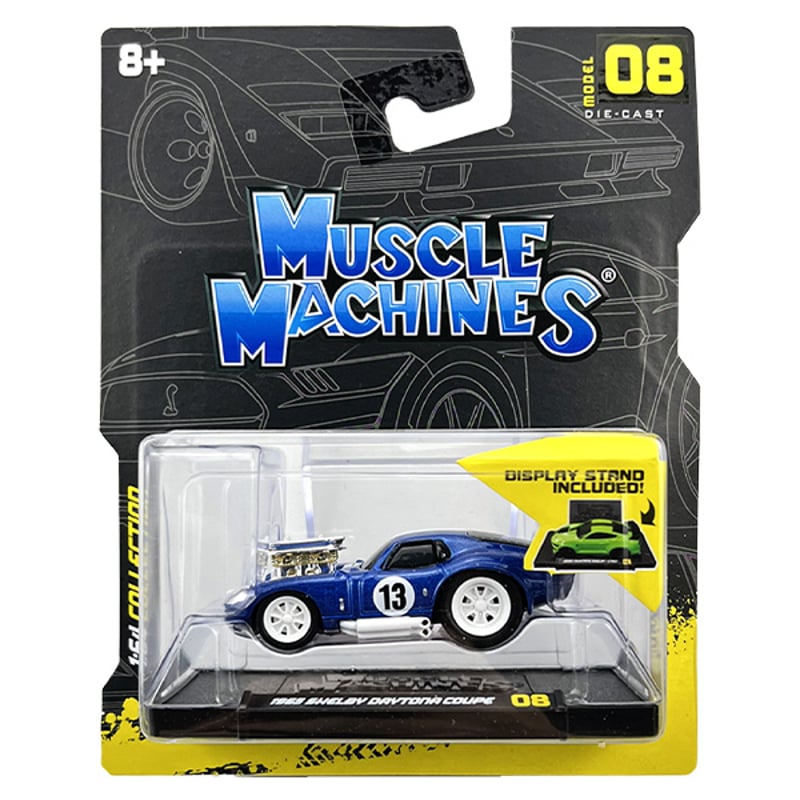 Muscle Machines 1:64 Shelby Daytona Coupe #13 【