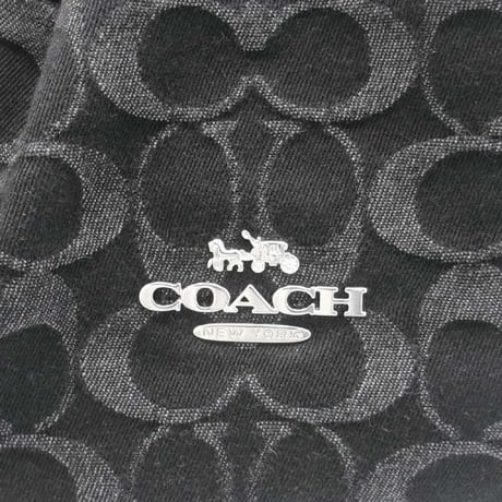 🎀コーチ ショルダーバッグ COACH FAYE デニム 2タイプショルダー付き 2WAY 斜め掛け CDQ76 SV/BK アウトレット レディース