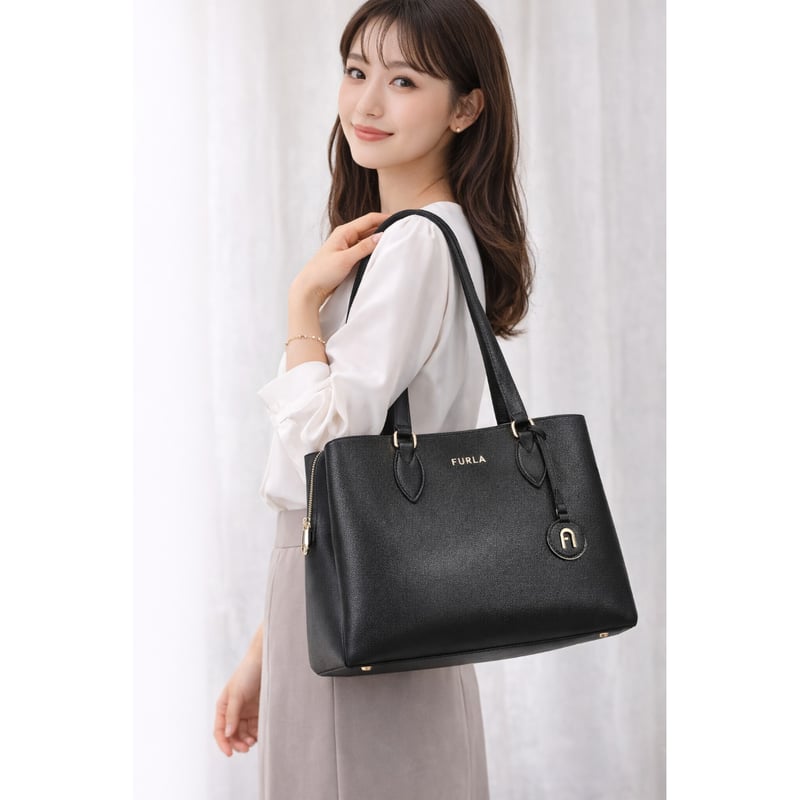 🎀FURLA MINERVA L TOTE トートバッグ WB00445BX0306 NERO