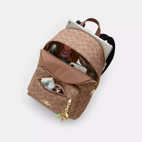 🎀コーチ COACH　テイラー スモール バックパック・シグネチャー キャンバス　CDW76 IMXHE