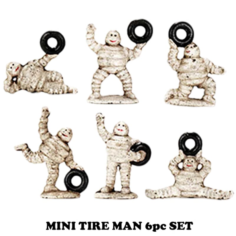 MICHELIN - MINI TIRE MAN 6pc SET【ミシュラン ミニフィギュアセット】 MINI TIRE MAN 6pc SET【ミシュラン ミニフィギュアセット】 | ITUKL