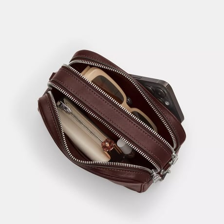 🎀COACH コーチ ミニ キャリー クロスボディ バッグ CEA02 SVMPL