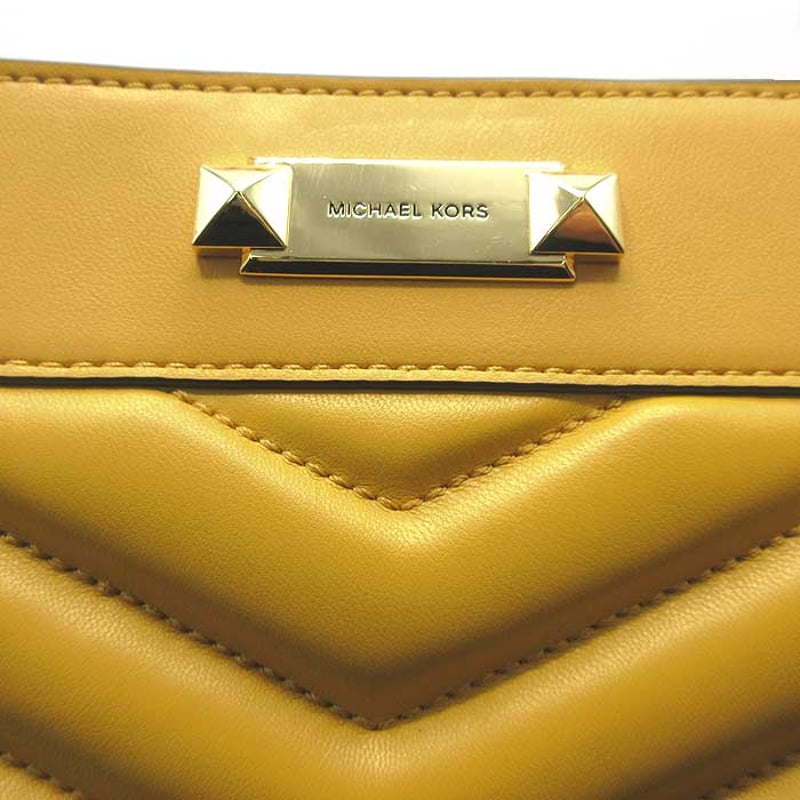 マイケルコース トートバッグ MICHAEL KORS PVC ミディアム チェーン  