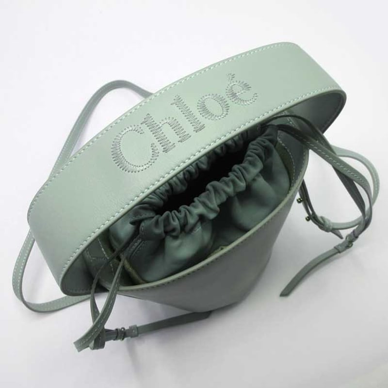 クロエ バッグ ショルダーバッグ Chloe バケットバッグ バケツバッグ 斜め掛け 2WAY CHC23US420I60 38U(ベイグリーン) レディース アウトレット クロエ ショルダーバッグ Chloe バケットバッグ バケツバッグ 斜め掛け