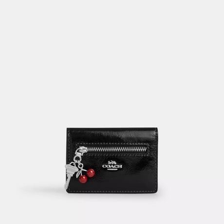 🎀コーチ COACH　カード ケース・チャーム　CEZ23 SV/BK