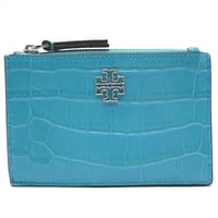 トリーバーチ カードケース TORY BURCH BRITTEN クロコ調 エンボス レザー ジップ 141067 0425 406 アウトレット レディース
