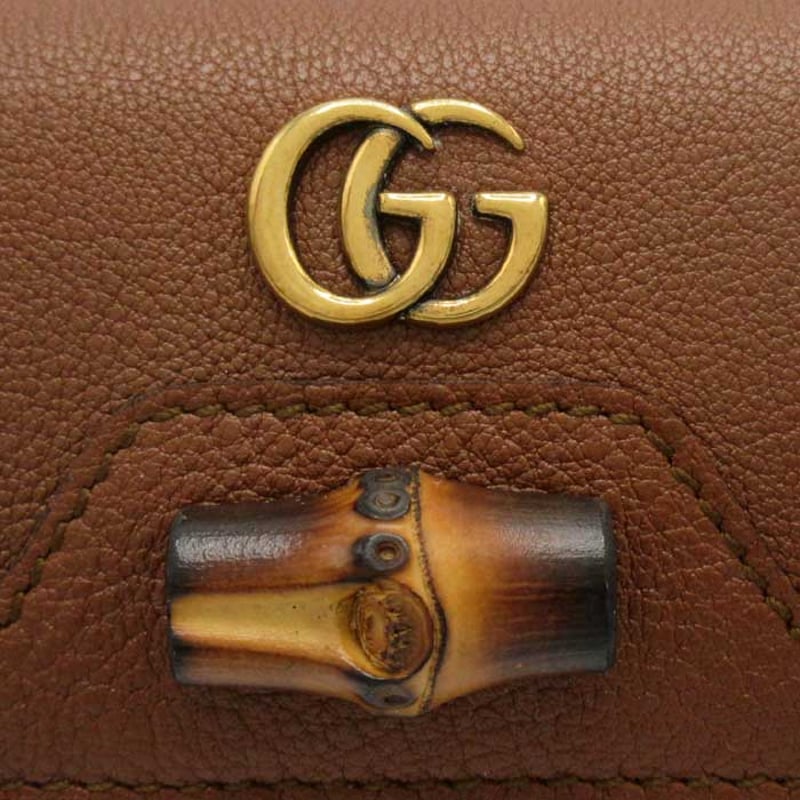 グッチ キーケース GUCCI DIANA レザー バンブー 6連キーケース 658636