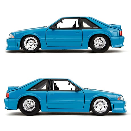 JADATOYS 1:24 ワイルドスピードダイキャストカー 1989 FORD MUSTANG GT