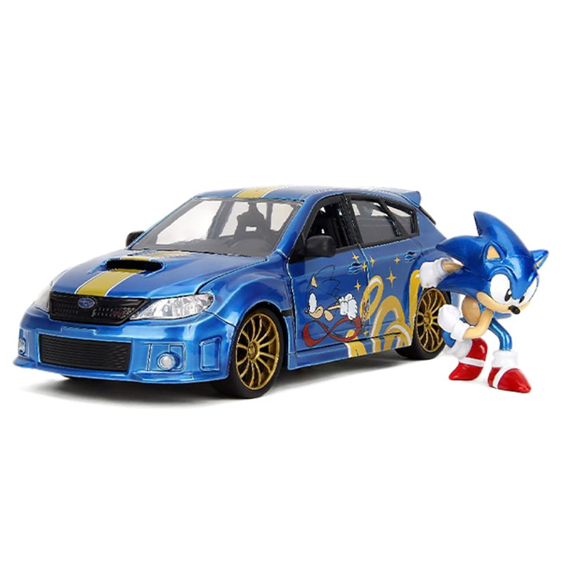 ソニック・ザ・ヘッジホッグ ミニカー　スバル インプレッサ WRX STI 1:24 SEGA 2012 Subaru Impreza WRX STI w/SONIC T