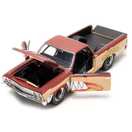 1:24 LOONEY TUNES 1967 CHEVY EL CAMINO w/ TASMANIAN DEVIL 【ルーニーチューンズ】ミニカー
