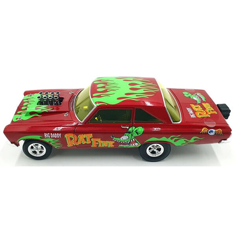 ACME 1:18 RAT FINK 1965 PLYMOUTH AWB Red with G ACME 1:18 RAT FINK 1965 PLYMOUTH AWB Red with G