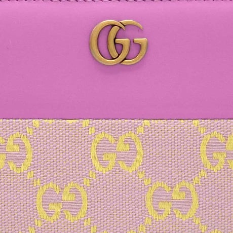 🎀グッチ 長財布 GUCCI GGマーモント GGキャンバス ラウンド ジップ ウォレット 783117 FADAR 8741 ブティックライン レディース
