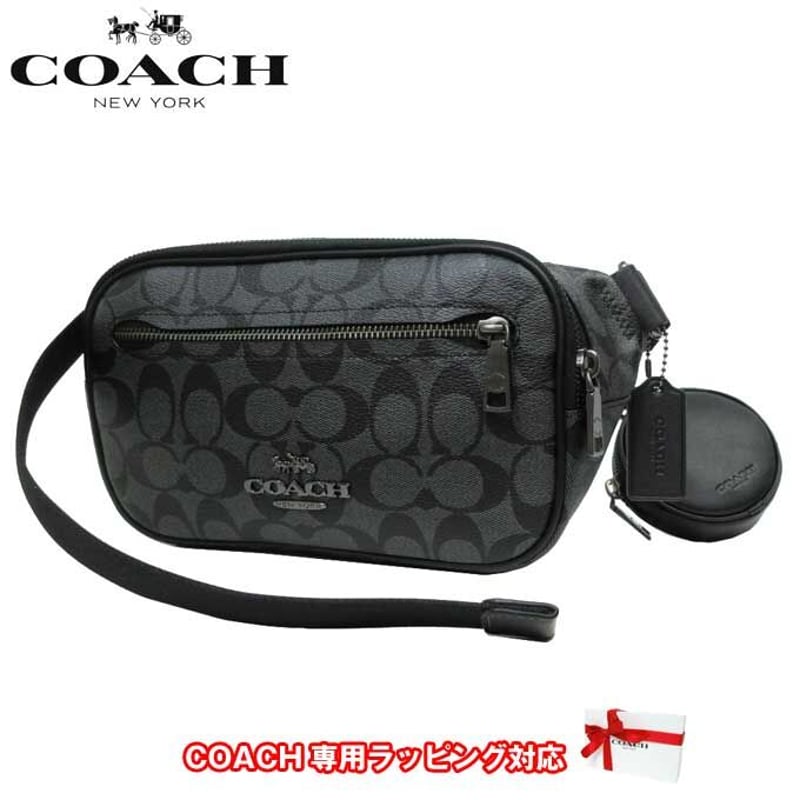 ファスナー【美品】COACH  コーチ   39685   ウエストバック　ベルトバッグ