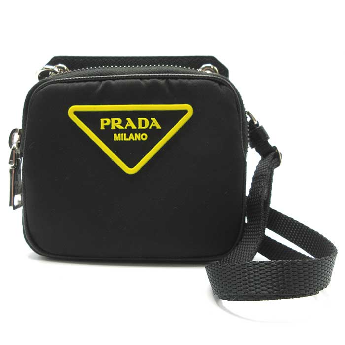 プラダ ポーチ PRADA ナイロン トラップ付 ミニポーチ 斜め掛け プラダ ポーチ PRADA ナイロン トラップ付 ミニポーチ 斜め掛け