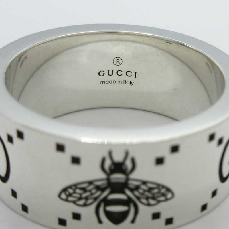 GUCCI シルバーリング GGロゴ 蜂 14号 【公式通販】