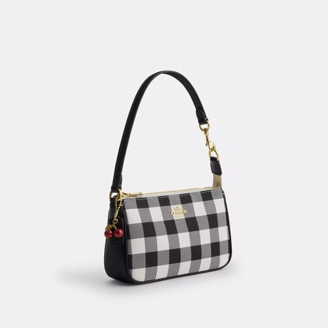 🎀コーチ COACH　ノリータ 19・ギンガム プリント アンド チャーム　CEN01 IMA47