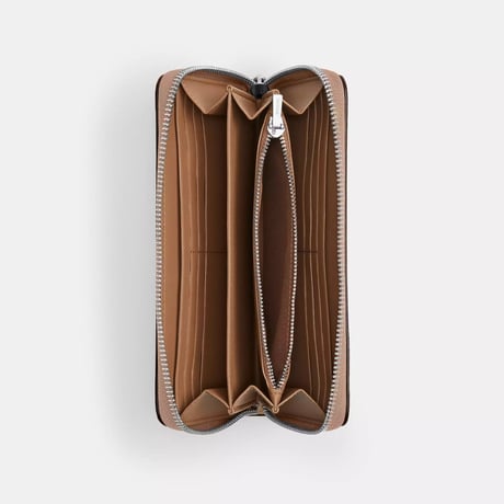 🎀コーチ COACH ロング ジップ アラウンド ウォレット シグネチャー キャンバス CW778 SVPWH