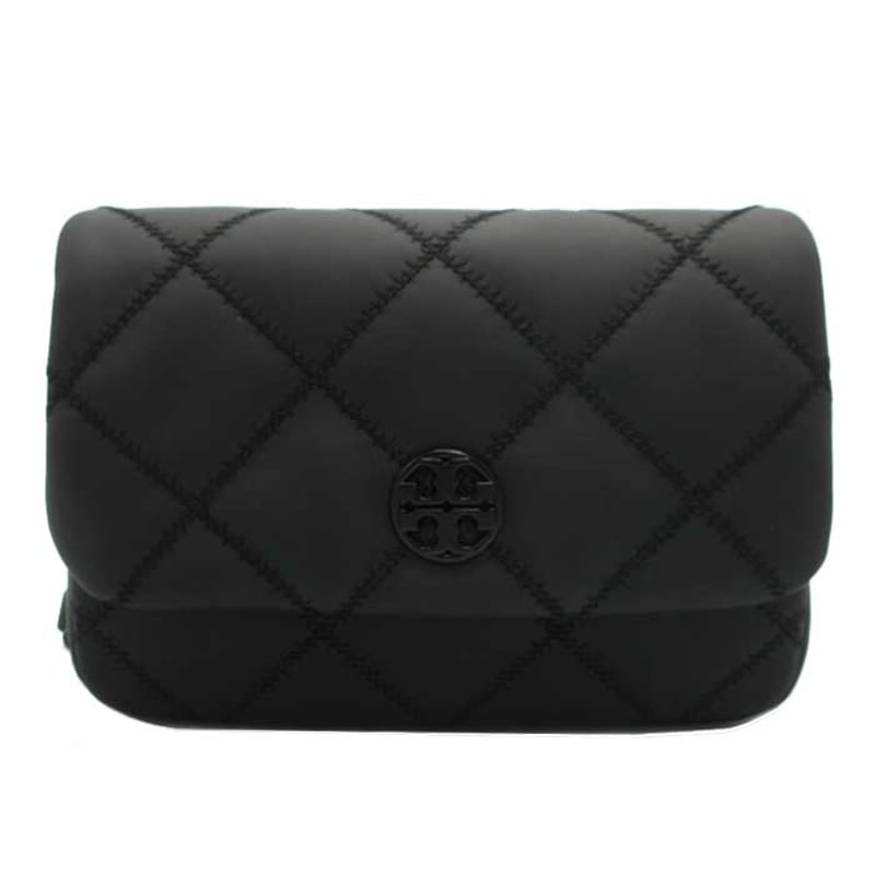 トリーバーチウィラマットキルティング ブラック＊ トリーバーチ TORY BURCH ウィラ キルティング調 マット ベルト